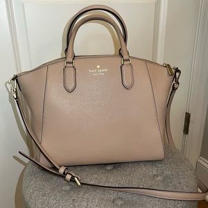 Kate Spade PARKER medium satchel in warm beige